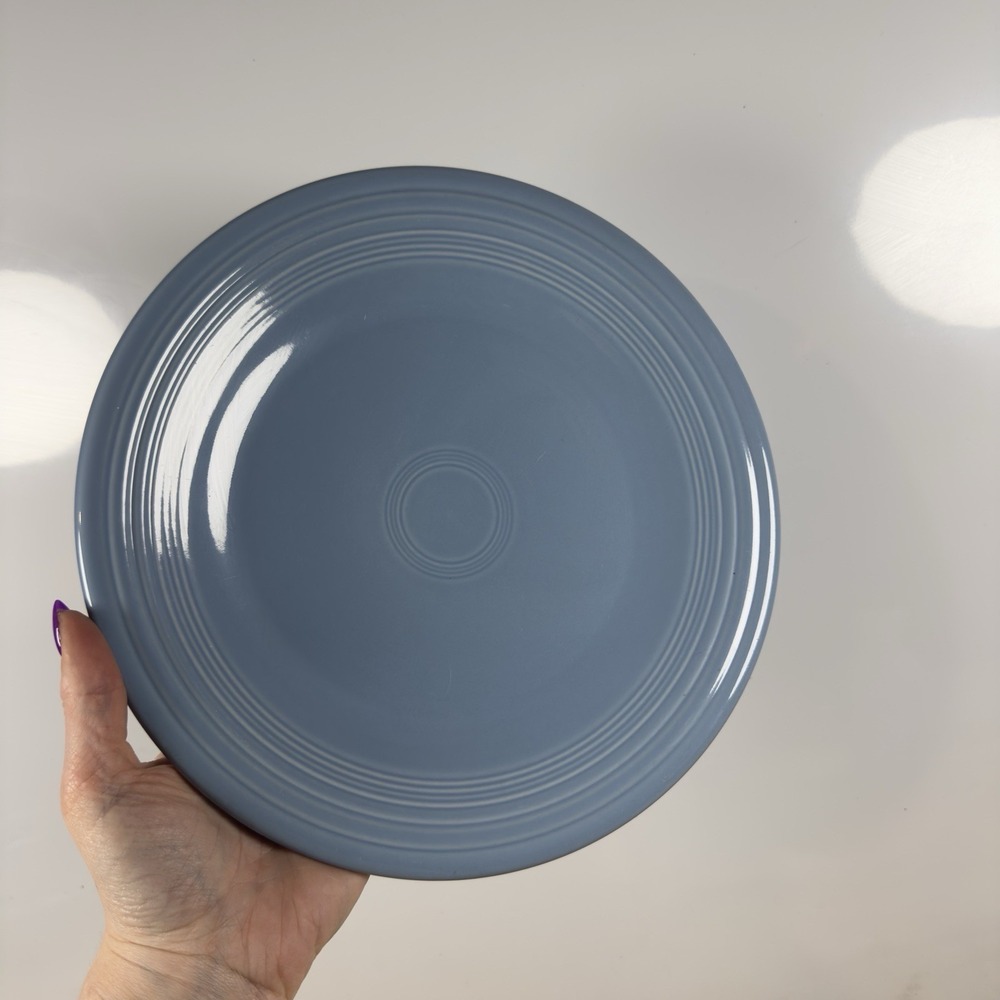 Fiesta HLC  Periwinkle Blue 10.5" Dinner Plate  Retired Color